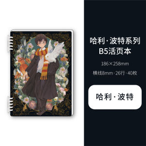 Harry Potter Character Notebook B5 Loose Leaf Replaceable Core Memo Book Warner Periphery Products Cartoon Anime Stationery