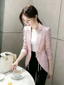 QFN | Chinese Style Pink Autumn Ladies Blouse