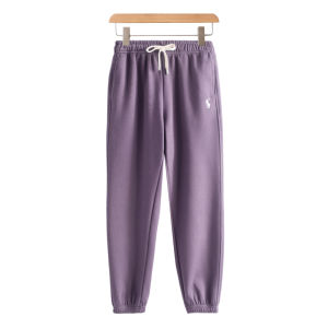 Elegant Embroidered Elastic Waist Nine-Piece Pants for Women Autumn Collection Loose Fit Casual Trousers by West Lake Elder