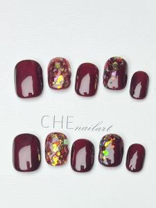 New Year Handmade Short Wearing False Nails White Bean Nail Art Pure Handmade Phototherapy Nail Tips Artificial Nails