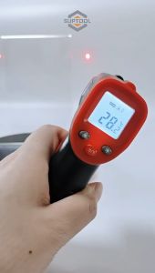 High Accuracy Thermometer Industrial Infrared Food Laser LCD Digital Temperature Meter Gun Home Kitchen Cooking