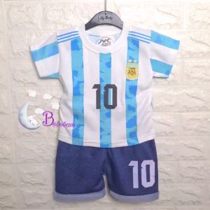BOBOBAM BAJU BAYI LAKI LAKI SETELAN ANAK COWO LUCU STELAN COWOK 6 12 BULAN KEREN TRENDY KEKINIAN JERSEY ARGENTINA