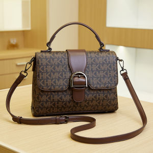 Fashionable Large Capacity Leather Shoulder Crossbody Bag Womens Handbag Spring Summer New Style Hong Kong Trendy Small Square Bag