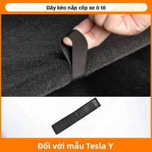 Tesla Model Y Juniper 2021-2025 Phía Sau Nắp Cốp Xe Dây Phụ Tay Cầm Polyester Cốp Xe Sửa Đổi Phụ Kiện