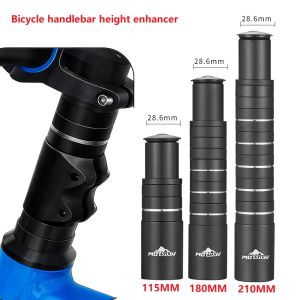 Bicycle Fork Stem Height Extender adjustable 115/180/210mm Aluminum Alloy Handlebar Rise Up Adapter 28.6mm Cycle Accessories