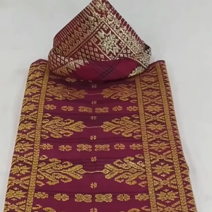 SETELAN RUMPAK TANJAK SONGKET PALEMBANG/RUMPAK PEMAKAIAN DI ATAS LUTUT