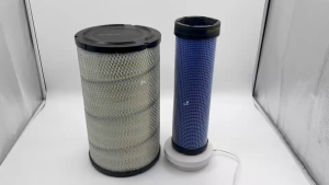 กรองอากาศ ตัวนอก-ตัวใน รถบรรทุก Hino Dominator FC9J ปี 2004-2011 เครื่อง ดีเซล JO8E 7.7L #17801-E0220/17801-E0210