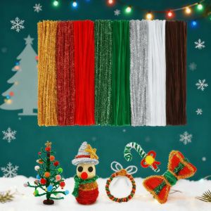 Dây Làm Đồ Thủ Công Giáng Sinh 200/400 Chiếc Chất Liệu Len Xù Dày Lý Tưởng Cho Các Dự Án Tự Làm