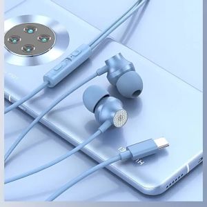 Computers Tablets Hands Free Super Bass For Smartphones 3.5MM Sport Headset Wired Headphones Type-C Earbuds In-Ear Earphones