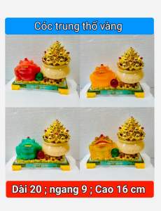 Cóc thố vàng chiêu tài lộc kích hoạt may mắn tiền tài