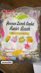 MY SWEETY/ PERMEN LUNAK/ PERMEN RASA BUAH/ PERMEN ANEKA RASA BUAH 360g