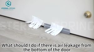 Three-Layer Hollow Door Bottom Sealing Strip Soundproof Door Bottom Seam Jalur Pengedap Insect Repellent Windproof Tape Self-Adhesive Type