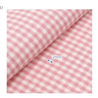 Check Stripes Cotton Fabric