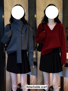 Stylish Trendy Winter Elegant Design Distinctive Style Turtleneck Knitted Sweater