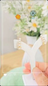 พร้อมส่ง มีเก็บเงินปลายทาง ต่างหูแฟชั่น สไตล์เกาหลี (ราคาต่อ 1 คู่) : Do hight