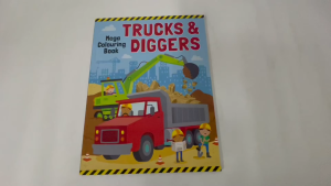 Trucks & Diggers Mega Fun Colouring & Activity Book For Kids