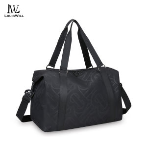 LouisWill Fashion Travel Bag Sports Bag Fashion Luggage Bag Waterproof Fitness Bag Handbag Outdoor Sling Bag Gym Fashion Men Women Portable Travel Yoga Swimming Bag
