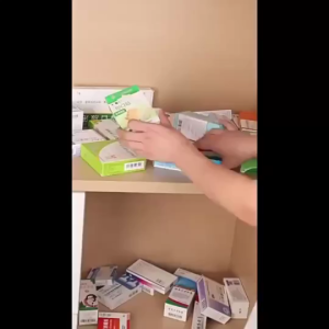 Unicorn 3 Layer Household Medicine Box Aluminum Alloy Double Open Multi-Layer Medicine Cabinet Wall-Mounted First Aid Storage Box