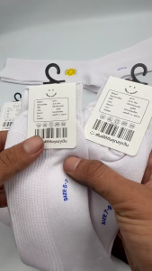 ถุงเท้านักเรียน ข้อยาว แพ็ค12คู่ มี 2 สีขาวล้วน&สีน้ำตาล มี 3 ไซส์4-6 5-7 / 7-9 / Free size