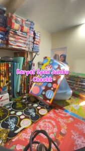 KARPET MOTIF KARAKTER tebal 2 25 dan 3 mm/KARPET PIKNIK/KARPET MURAH/ALAS TIKAR