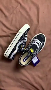 Ventela New Public Low Black Natural Sepatu Pria Hitam