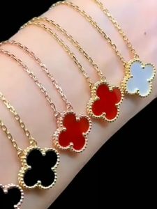 Kalung Titanium Wanita Semanggi Variasi Warna Terbaru