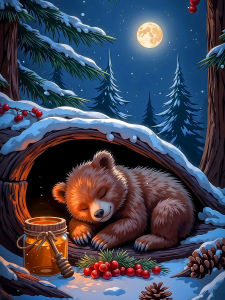 Huacan Full Diamond Painting Beer Winter Diamond Mosaic Animal Landsacape New Collection Gift