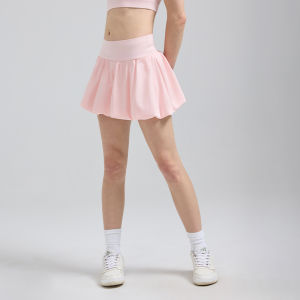 SALTUM | Quick Drying Breathable Sport High Waisted Slimming Half Skirt with Shorts
