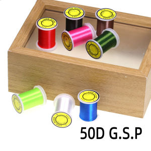 140D GSP Fly Tying Thread Spool(s) Cho Mồi Câu Cá Hồi Nước Mặn Pike Bass Jig Hook Lure Dây Buộc Chắc Chắn Cho Câu Cá Bằng Ruồi