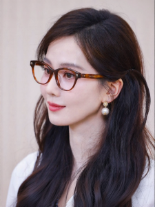 HELEN KELLER | Stylish Versatile Slimming Natural Cat-Eye Eyeglasses Frame