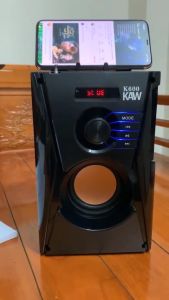 Loa Karaoke buletooth Tặng mic hát karaoke Loa thùng gỗ siêu bass FM thẻ nhớ phát nhạc usb bảo hành 1 đổi 1