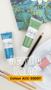 TRG Acrylic Paint Dusty Colour 30 ml ACC-30DST - Cat Akrilik Kanvas Lukis Canvas Acrylic Earth Color 30ml