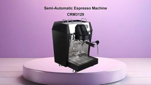 เครื่องชงกาแฟ Gemilai CRM3129 เครื่องชงกาแฟไอน้ำเชิงพาณิชย์กึ่งอัตโนมัติ 15 บาร์ สแตนเลส 1.7L ขนาด: 32.3*43*48.2ซม.