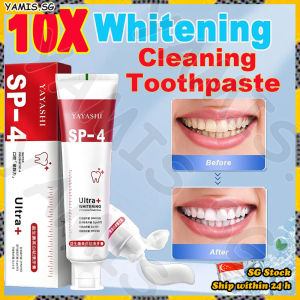 👒SG stock👒YAYASHI SP 4 whitening toothpaste teeth whitening / Teeth stain remover / Oral care / Probiotic toothpaste / 益生菌美白牙膏