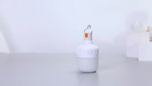 1-3PCS Outdoor USB Rechargeable LED Lamp Bulbs Emergency Light Hook Up Camping Fishing Portable Tents Lantern Night Lights Bulb