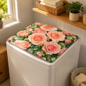 Thảm Trải Sàn PVC In Hoa VIKAMA Thảm Phòng Tắm Chống Trượt Có Thể Giặt Bằng Máy Trang Trí Nhà Cửa Thảm Trải Sàn Chống Trượt Cho Nhà Bếp Và Cửa Ra Vào