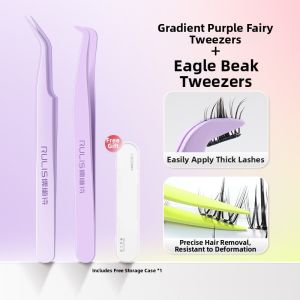 RULIS | Anti-Stick Precision Lash Tweezers for Beginners and Pros
