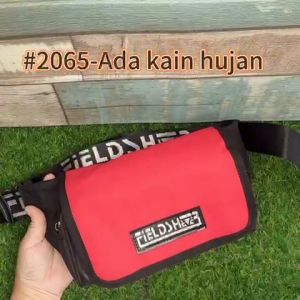 Fieldsheer Pouch Waist Bag Beg Pinggang Lelaki Nylon #2065 READY STOCK BEG MOTORSIKAL KAIN BAJU HUJAN RAIN COVER BAG