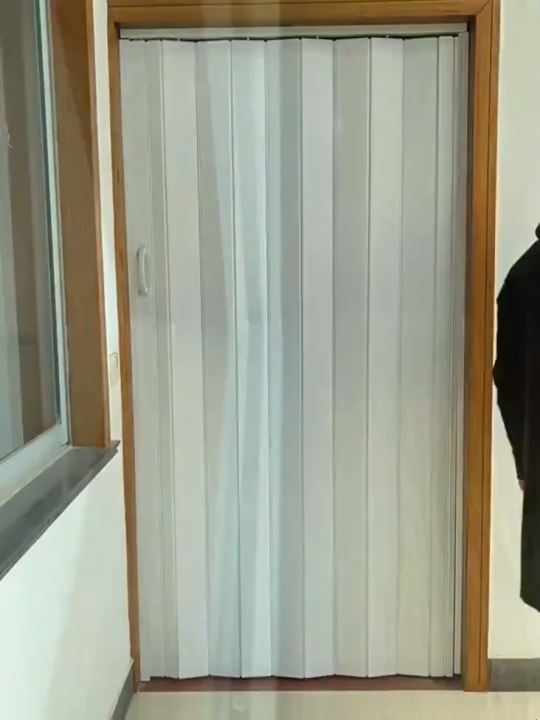 Modern PVC Folding door Sliding door simple Partition Rail Door ...