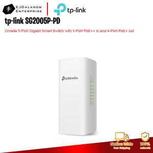 tp-link SG2005P-PD Omada 5-Port Gigabit Smart Switch with 1-Port PoE++ in and 4-Port PoE+ out | EJDalanon Enterprise