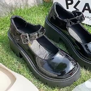 READY STOCK Lolita Shoes Women Japanese High Heels Women New Style Leather