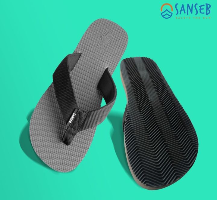 Sandal Sanseb for Man Weaving Grey/Black
