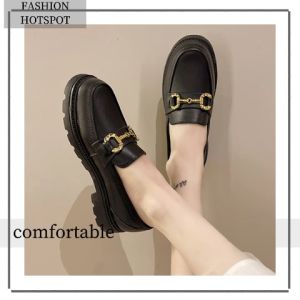 LHshoess รองเท้าแฟชั่น รองเท้าผู้หญิง ตกแต่งโซ่ทองสุด มีแนวคิด - งานสวยงาน ปังงานตามหารีบ