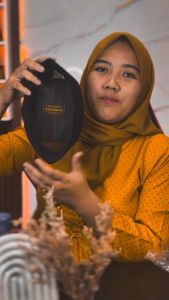 Peci Songkok Kopiah Polos AC Peci Hitam AC Anak dan Dewasa Tinggi 9 cm