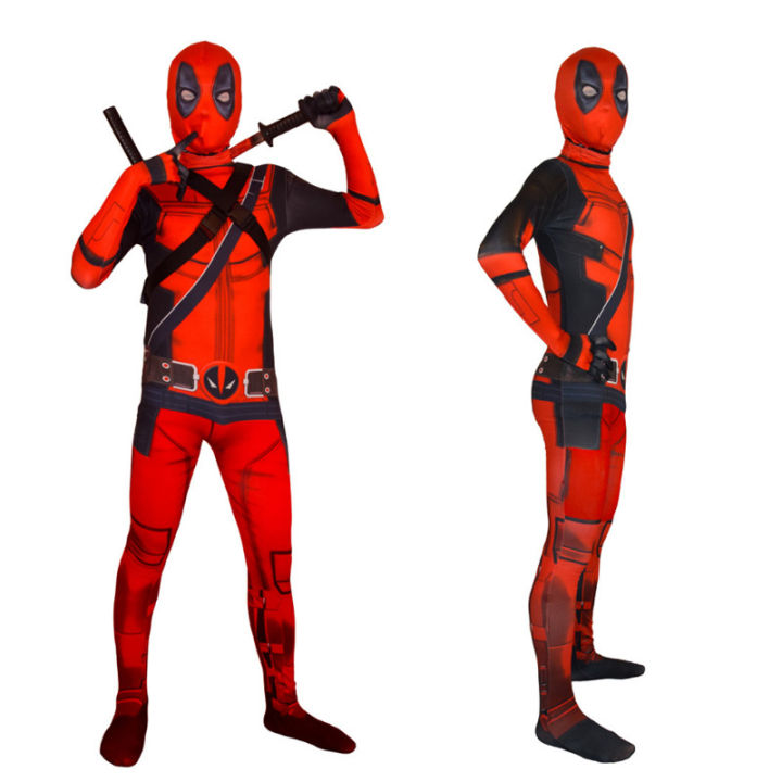 Halloween Costume Deadpool Deadpool Siamese Bodysuit Kids Deadpool