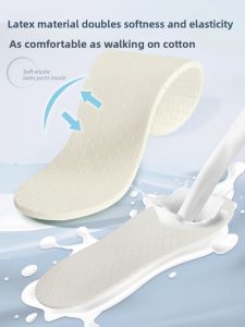 ZHIHAOEN | Soft and Elastic Latex Insoles Absorbent and Odor-Resistant Thin