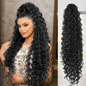 1 piece of synthetic ponytail wig suitable for womens daily wear. The large clip is easy to hold the hair. Black brown wine r