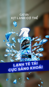 GATSBY Xịt lạnh làm mát cơ thể Body Water