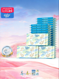 COROU | Flushable Thick Water-based Wet Wipes for Children 10 Sheets