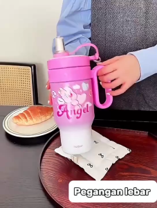 Eatkit Tumbler Stainless 850ml Vacuum Insulated Tahan Panas Dingin Botol Minum Premium Quality